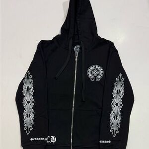 Black Chrome Hearts Hoodie Size Small